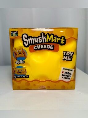Viral SmushMart XL Cheese Squishy Toy Sealed